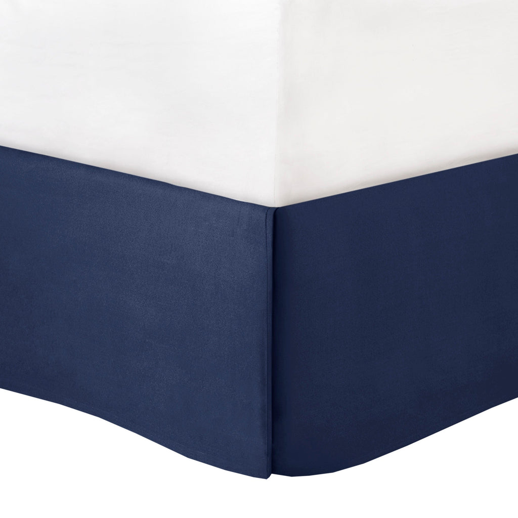 12 Piece Comforter Set with Cotton Bed Sheets Navy King