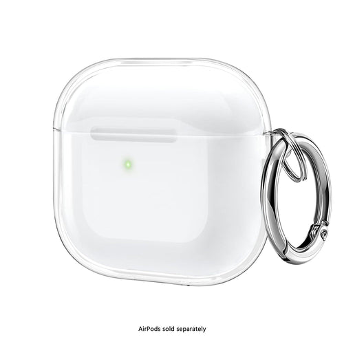 Apple AirPods 4 Clear Case - Protective Cover with Carabiner | Inspire Series