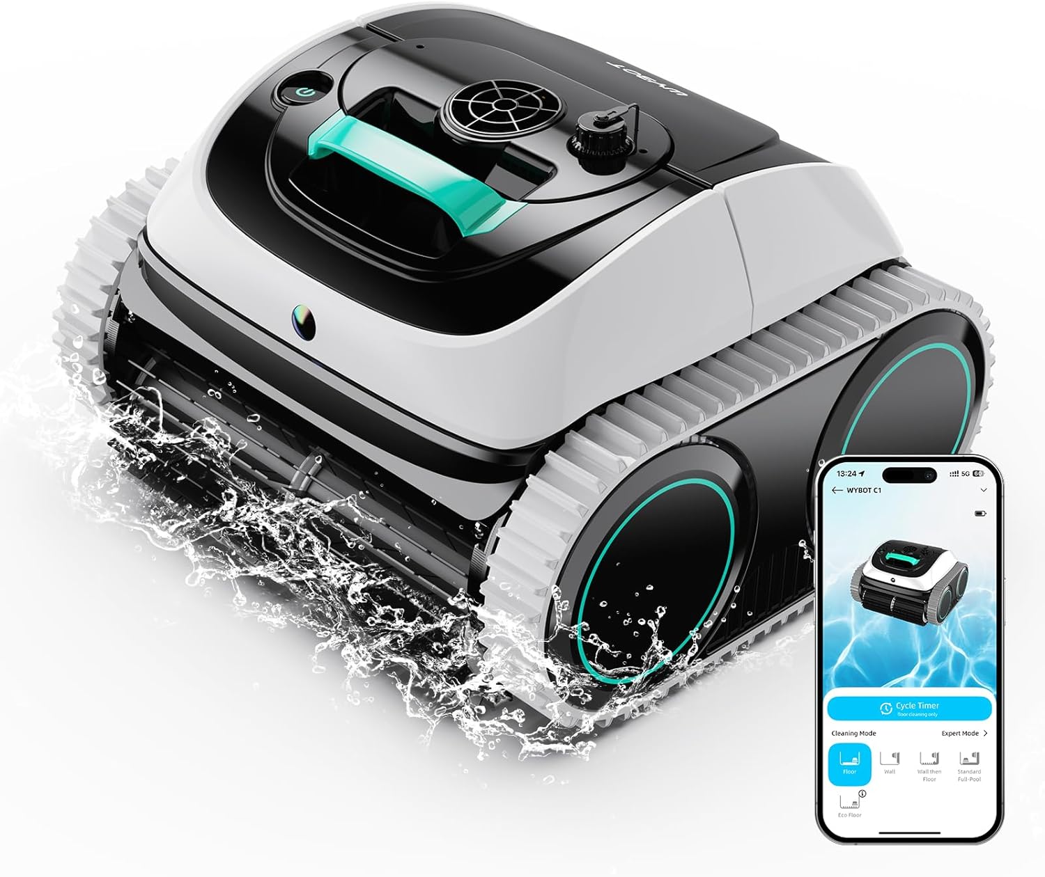 (2026 Upgrade) WYBOT C1 Cordless Robotic Pool Cleaner