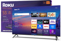 Roku Smart TV 2025 – 43-Inch Select Series, 4K HDR TV – tv with Enhanced Voice Remote – Flat Screen LED Television with Wi-Fi for Streaming Live Local News, Sports, Family Entertainment