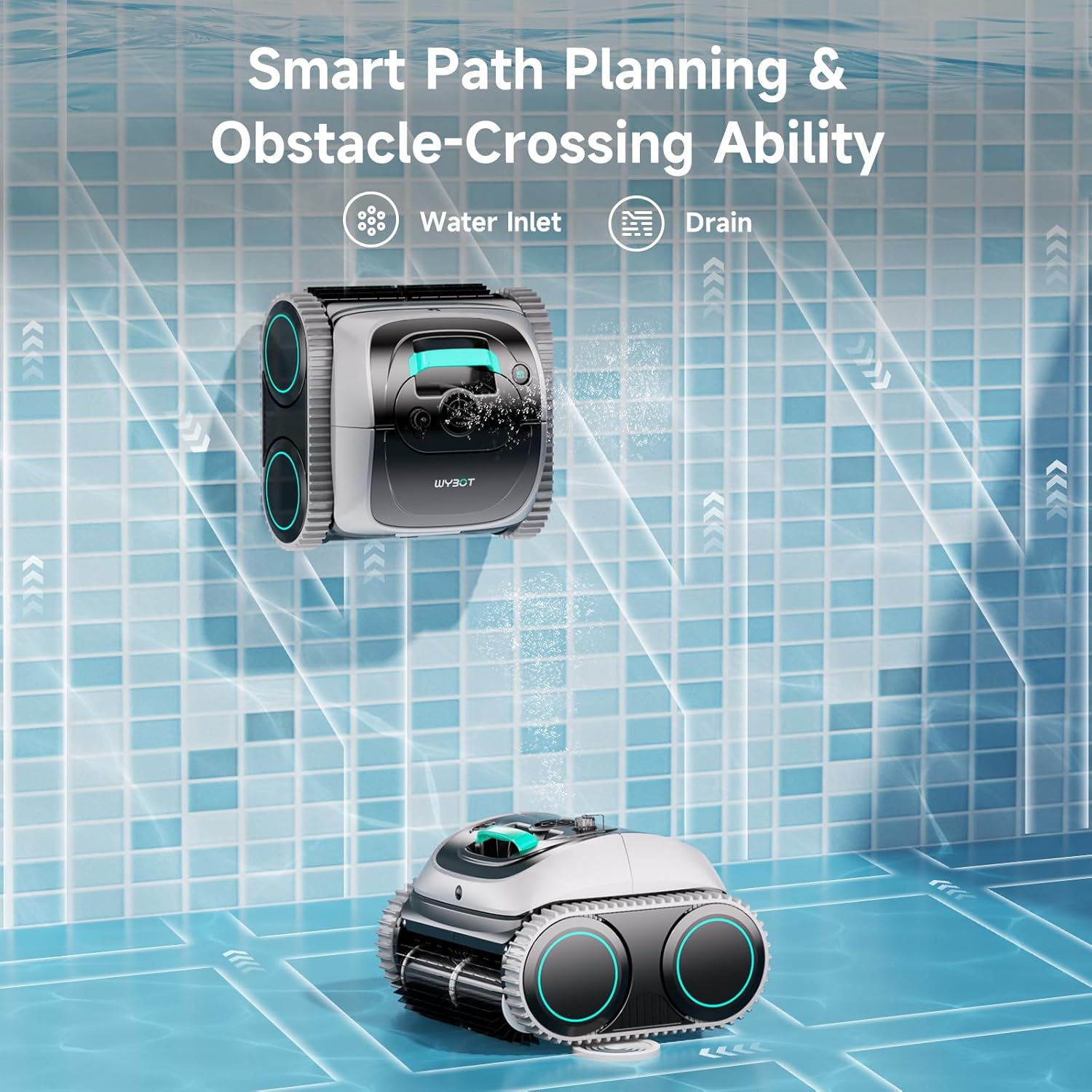 (2026 Upgrade) WYBOT C1 Cordless Robotic Pool Cleaner
