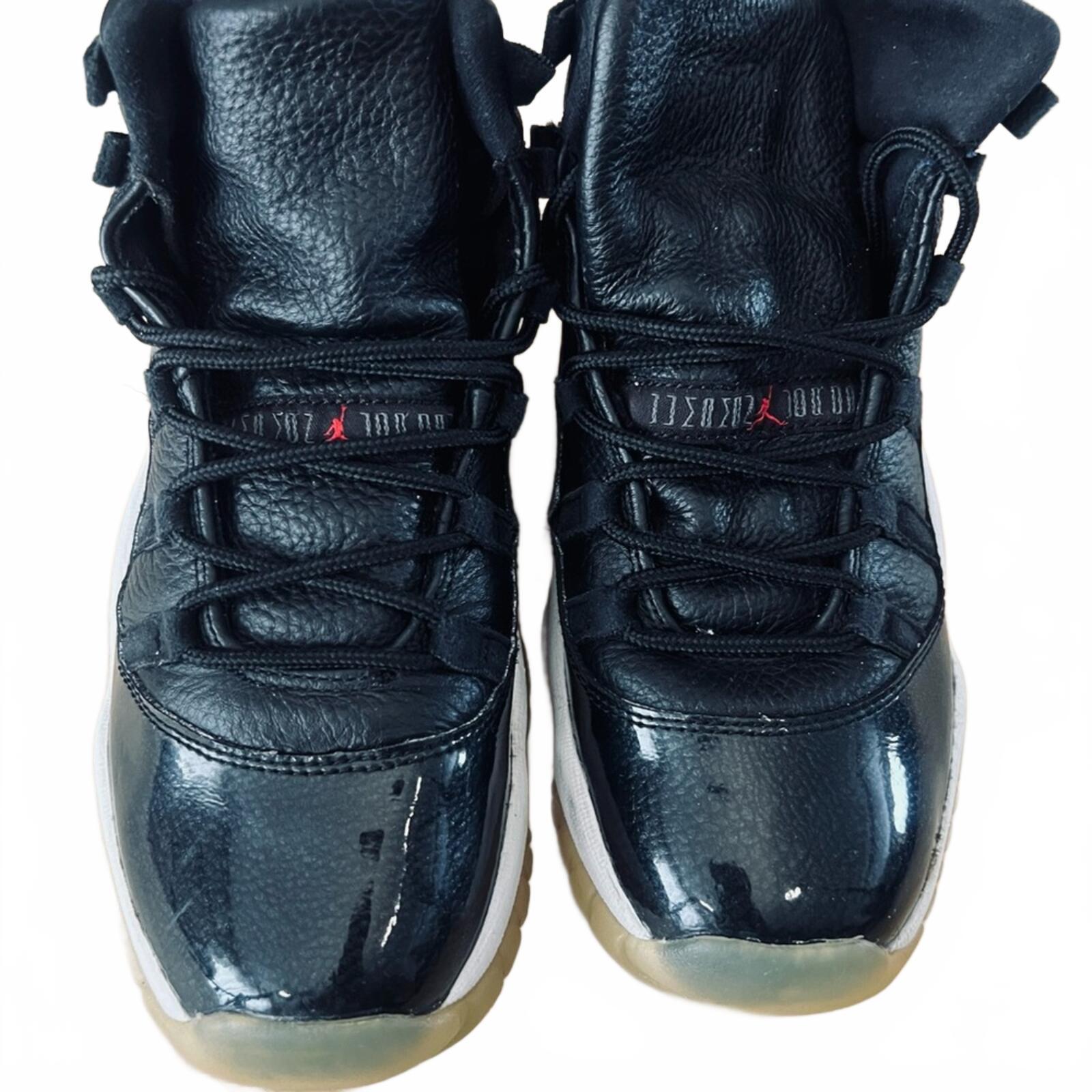 Air Jordan 11 Retro Kids Sneakers Black White Size 6.5Y Patent Leather Classic