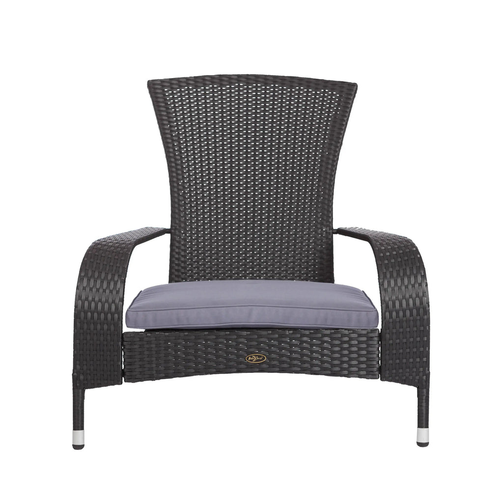 Black Coconino Wicker Chair