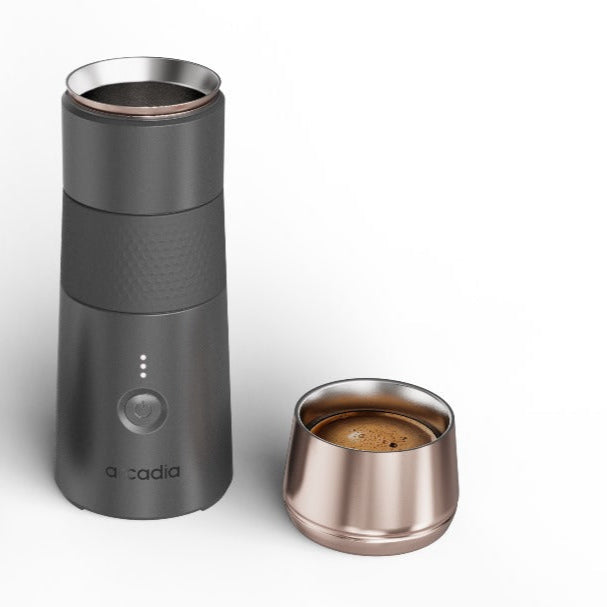 Arcadia Go Portable Rechargeable Turkish Coffee Maker, Black