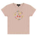 Pointelle Ribbed T-Shirt