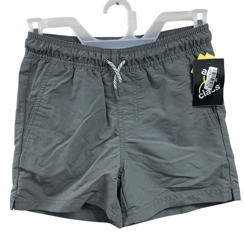 2 New Art Class Boys Medium (8) Lined Mint Green Gray UPF 50+ Swimming Trunks