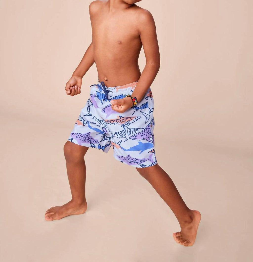 Kid's Mid-length Swim Trunks