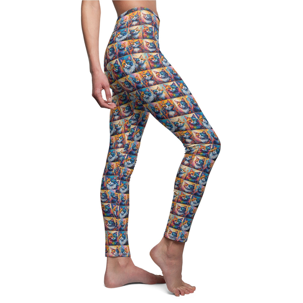 Colorful Kitties Women's Casual Leggings
