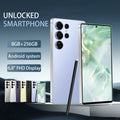 8+256GB Unlocked Smartphone, 6.8" HD+ Display, I24 5G Ultra Unlocked Phone, Built in Pen, 6000mAh Battery /Face ID+Fingerprint Lock/Dual SIM