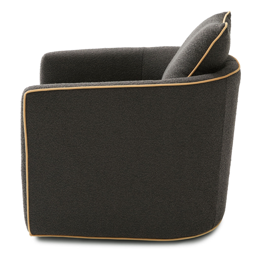 Swivel Accent Chair, Rotating Base, For Living Room