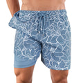 Men’s Premium Compression-Lined Hybrid Shorts – Early Bloom