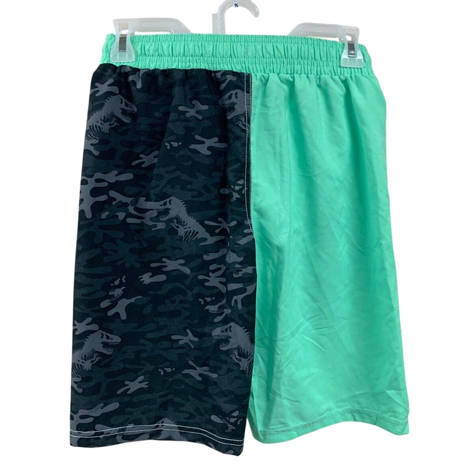 New Jurassic Park Boys Small Webbed Lining UPF 50+ Water Change Swimming Trunks