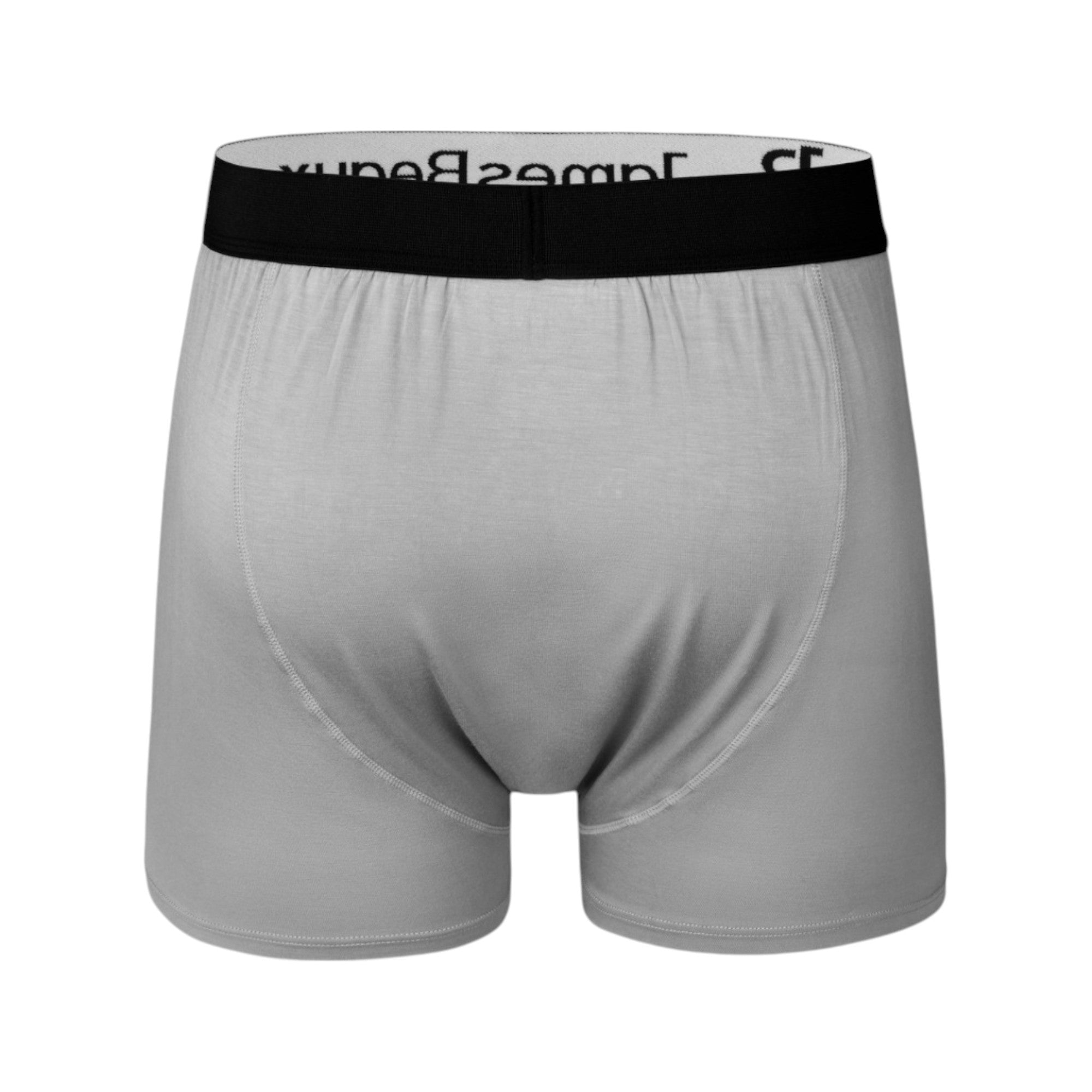 Men's Bamboo Boxer Shorts - Ultra-Soft & Breathable Underwear (Heather Gray)